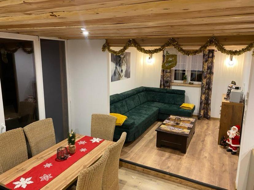 Jaskowa Chata Bieszczady Apartament Z Basenem Baligród Dış mekan fotoğraf